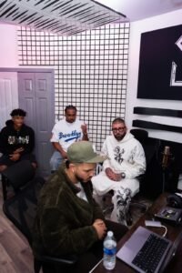 Studio session at Get Low Studio